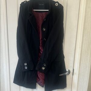 Therapy Black Jacket with Red Accents